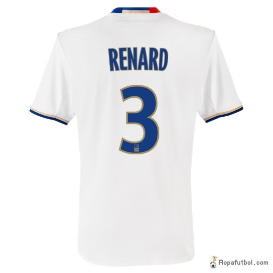 Camiseta Lyon Replica Primera Ropa Renard 2016/17 Blanco